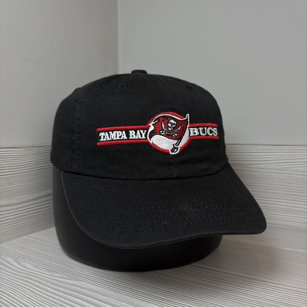 Y2K Tampa Bay Buccaneers Football Hat Black NFL Dad Cap Snapback Adjustable